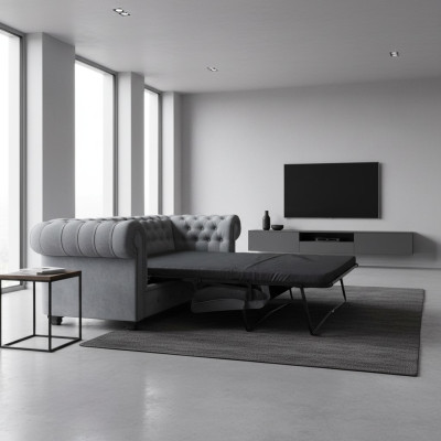 Sofa Chesterfield z funkcją łóżka Bengal łóżko składane kanapa rozkładana sofa