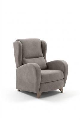 Luksusowy RelaxFotel LeseFotel o nowoczesnym designie, jednoosobowy, ciemnoszary, nowoczesny