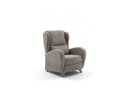 Luksusowy RelaxFotel LeseFotel o nowoczesnym designie, jednoosobowy, ciemnoszary, nowoczesny