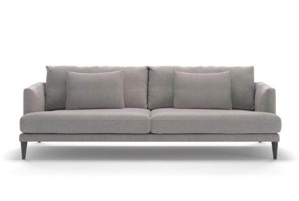 Dwumiejscowa luksusowa szara sofa Meble tekstylne Sofy do salonu Couen Modern