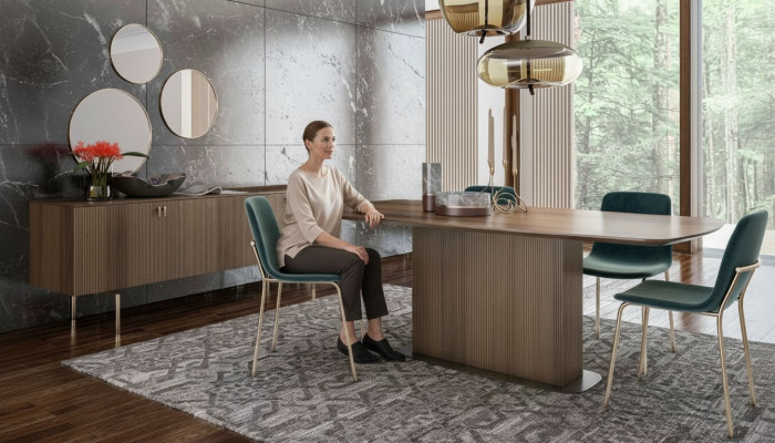Wysoki salon Kredens Luksusowa komoda stojąca Modern Kredens