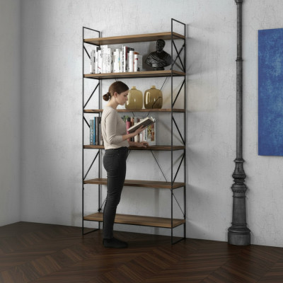 półka ścienna Nowoczesna półka do salonu Półka designerskie meble drewniane