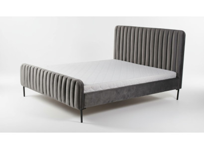 Szare drewniane meble do sypialni dwuosobowej elegancki materiał klasyczne meble nowe