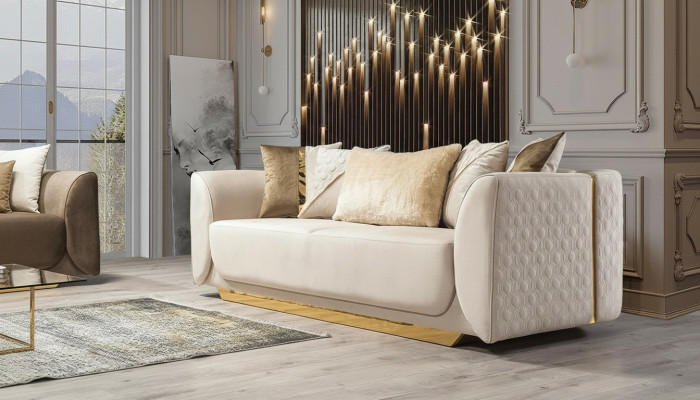 Design 3 miejsce do siedzenia Relaks Sofy Club Lounge Sofa Włókienniczy Podkładka Kanapa Materiał Kanapy