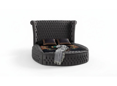 Łóżko Chesterfield Łóżko tapicerowane Luxury Sypialnia Design łóżka Włókiennicze Aksamit Nowe