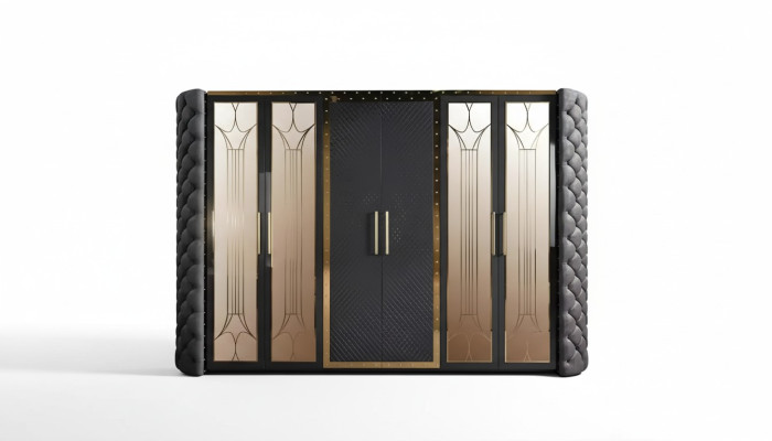 Szafa Szafa Chesterfield Designerskie Szafki Tapicerowane 315cm