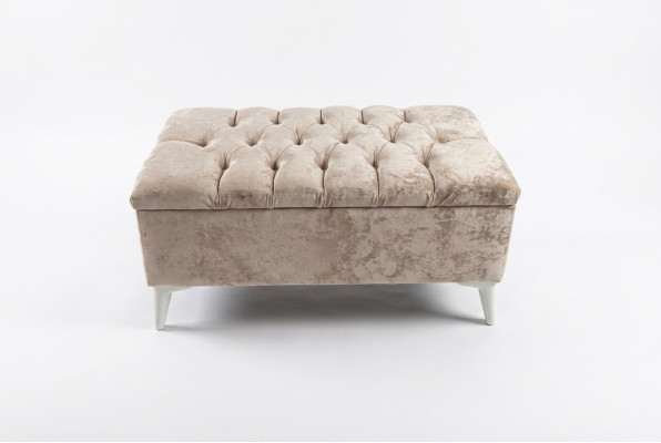 Design Stołek Design Podkładka Podnóżek Ottoman Siedziba Włókienniczy Szezlong