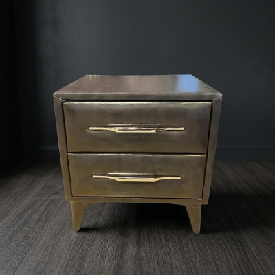 Stolik nocny Design Tabela Meble Szafki nocne Drewno Sypialnia Stolik Nowość