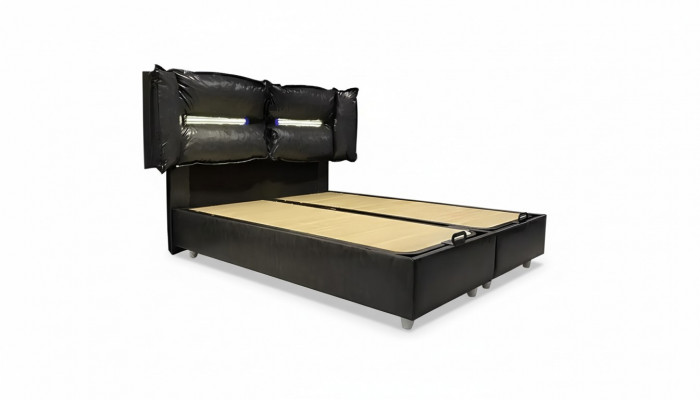 Drewno Design Łóżko Double Luxury Marriage Modern Hotel Frame Sleep Pokój łóżko