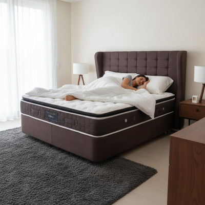 Luksusowa Sypialnia Łóżko Podwójne łóżka Design Meble Bed Frame Hotel
