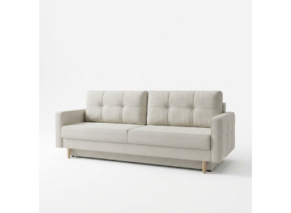 Sofa 3 miejsce do siedzenia Biały Sofy Siedziba Salon Nowoczesny Design Podkładka Materiał Luksus Nowość