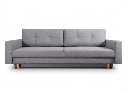 Sofa 3 miejsce do siedzenia Szara Sofa Styl Luksusowy Salon Nowoczesny Design Podkładka Materiał Nowość