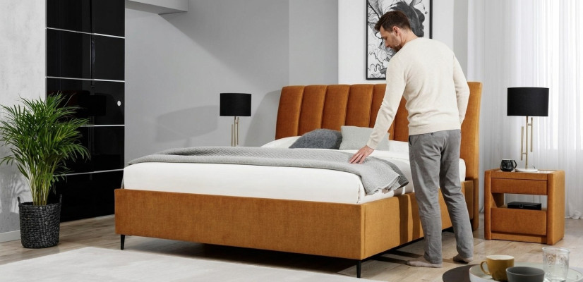 Luksusowy kredens z Lustro stylowy beżowy zestaw Kredens Modern Meble Design Nowość