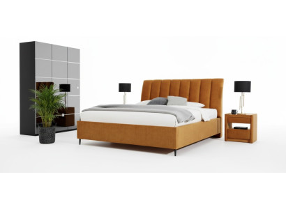 Luksusowy kredens z Lustro stylowy beżowy zestaw Kredens Modern Meble Design Nowość