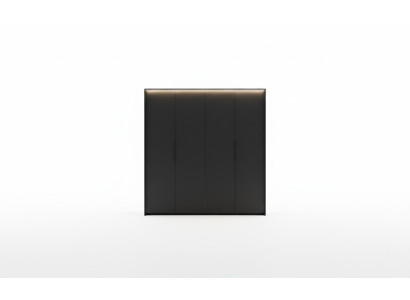 Szafa Czarny Luksusowe Drewno Sypialnia Elegancka Szafa Design Modern