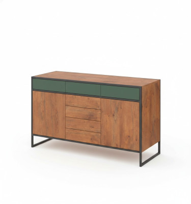 Kredens Brązowy Elegancki Design Nowoczesne Meble Sypialnia Szafa Piękna