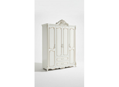 Szafa Biały Elegancka Sypialnia Design Classic Meble Luxury