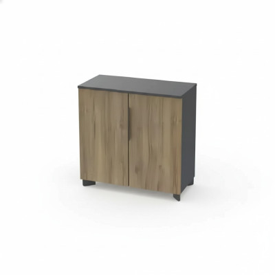 Luksusowy Kredens Brązowy Meble Biurowe Drewno Designerskie Meble Kredens