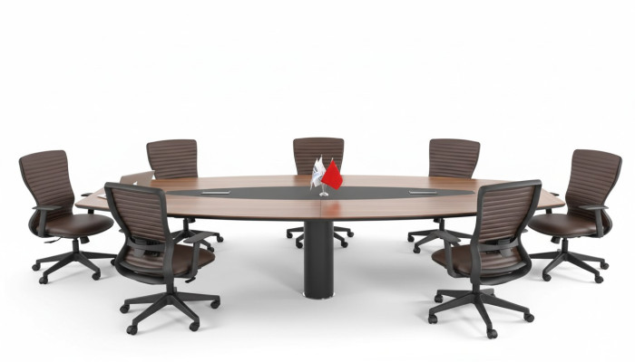 Stół konferencyjny Duży stół konferencyjny Szlachetne designerskie meble drewniane Meble