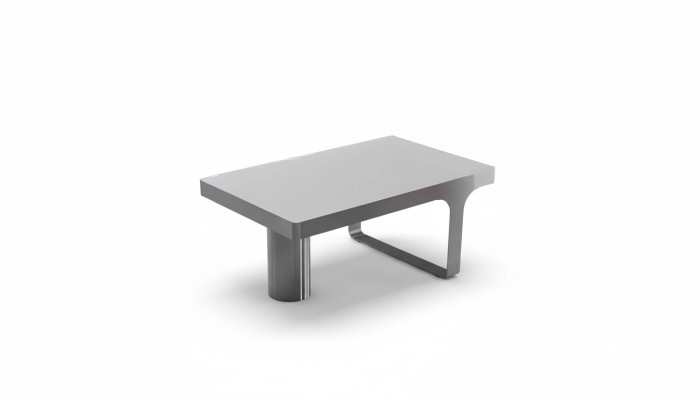 Luksusowy stolik kawowy do biura, designerskie meble Tabela Stoliki boczne Drewno Grey
