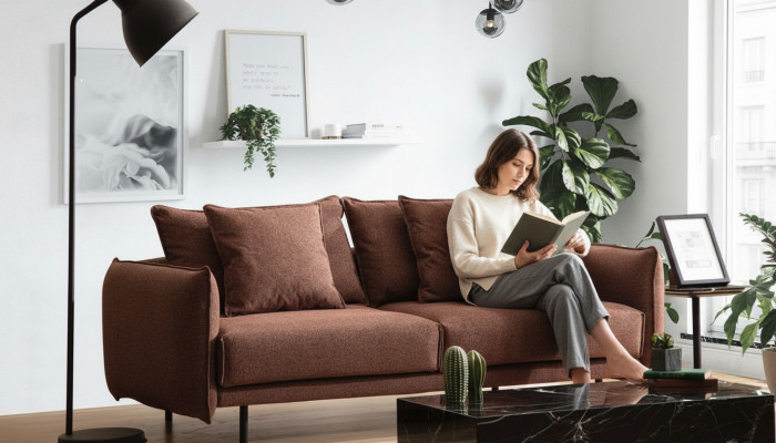 Sofa do salonu kanapa meble meble kanapa brązowe sofy kanapy nowe