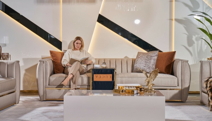 Salon Stoliki do ogrzewania Design Tabela Drewno Beżowy Styl Nowoczesne Stoły Luksusowe