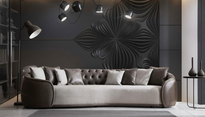Luksusowa Ławka Sofa Kanapa Salon Biuro Meble Włókiennicze Sofy 3 miejsce do siedzenia
