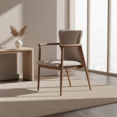jadalnia Krzesło Design Podkładka Materiał Włókienniczy Style Nowoczesny fotel Fotel