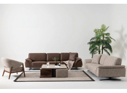 Zestaw sofowy 3+3+1 miejsce do siedzenia Sofa Żywy krajobraz Ustawić Design Modern