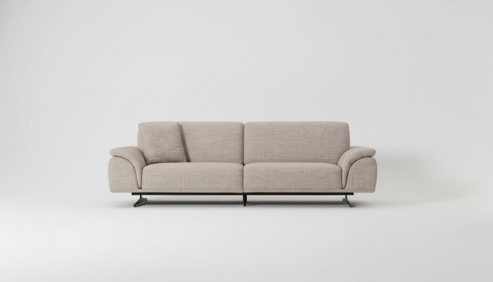 Sofa do Salonu 3 Miejsca Design Luksusowa Podkładka Couch Nowoczesne Sofy 250cm