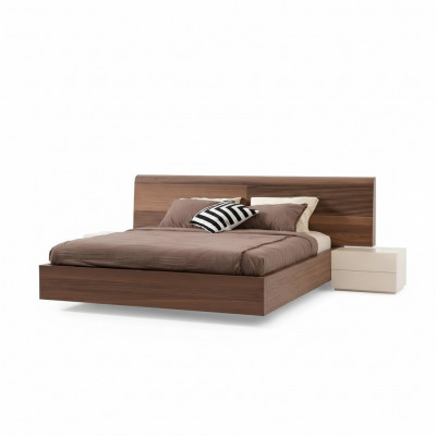 Luksusowa Sypialnia Łóżko podwójne design meble 180x200 cm brązowy hotel