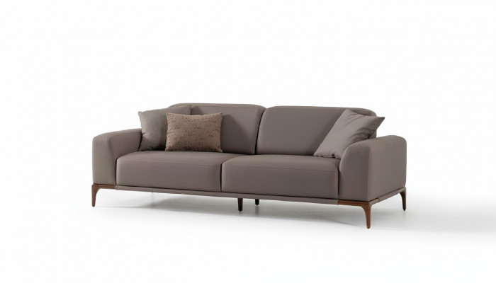 Sofa do salonu kanapa trzyosobowa designerska luksusowa kanapa Meble brązowa