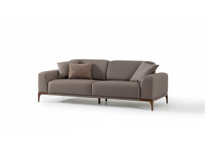 Sofa do salonu kanapa trzyosobowa designerska luksusowa kanapa Meble brązowa
