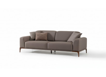 Sofa do salonu kanapa trzyosobowa designerska luksusowa kanapa Meble brązowa