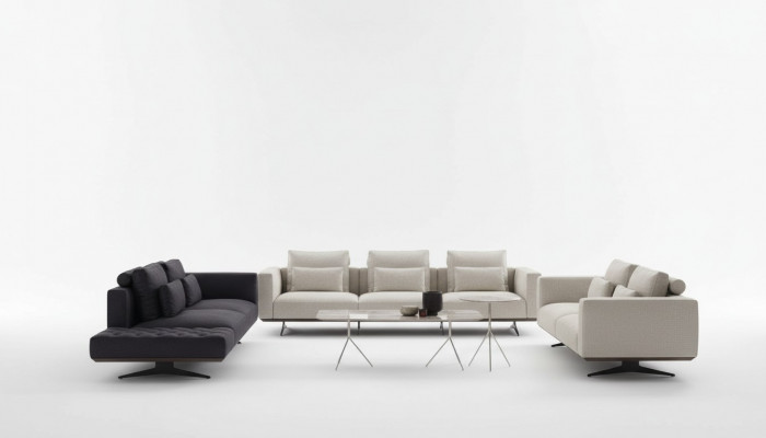 Zestaw sofowy 4 3 1 Włókienniczy designerski 2x stolik kawowy Sofa Kanapa Podkładka 5-częściowa.