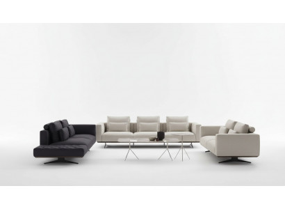 Zestaw sofowy 4 3 1 Włókienniczy designerski 2x stolik kawowy Sofa Kanapa Podkładka 5-częściowa.