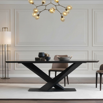 Luksusowy Stół obiadowy Design Tabela jadalnia stoły Metal Design Meble Nowość