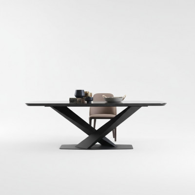 Luksusowy Stół obiadowy Design Tabela jadalnia stoły Metal Design Meble Nowość