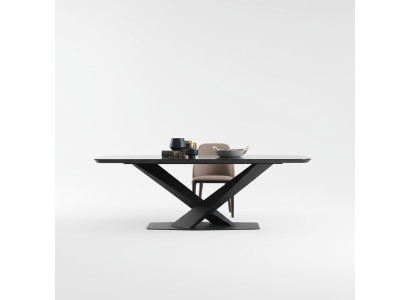Luksusowy Stół obiadowy Design Tabela jadalnia stoły Metal Design Meble Nowość