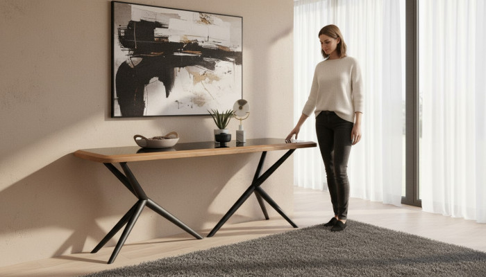 Stół obiadowy Tabela Meble Stoły do ​​jadalni Stół drewniany Salon Meble stoły Drewno