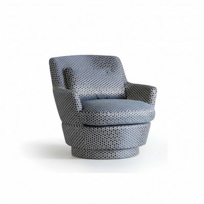 Luksusowy Fotel Design Meble Drewno z Włókienniczy Sofa Jednoosobowa Lounge Club