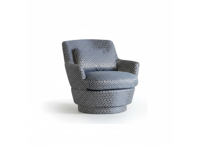 Luksusowy Fotel Design Meble Drewno z Włókienniczy Sofa Jednoosobowa Lounge Club