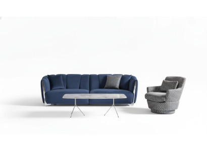 Zestaw sofowy 4+1 miejsce do siedzenia stolik kawowy Sofa Fotel Siedziba luksusowy zestaw 3-częściowy nowy