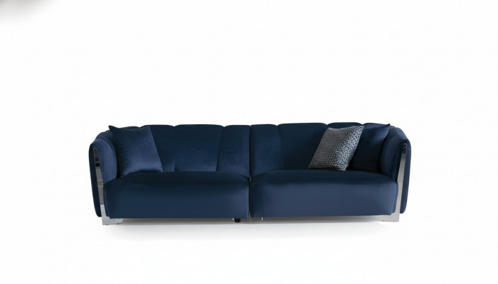Sofa do salonu kanapa designerska Włókienniczy Siedziba Podkładka design blue