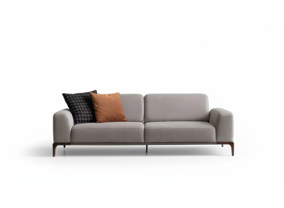 Sofa do salonu 3 miejsce do siedzenia design style meble nowoczesne sofy szare