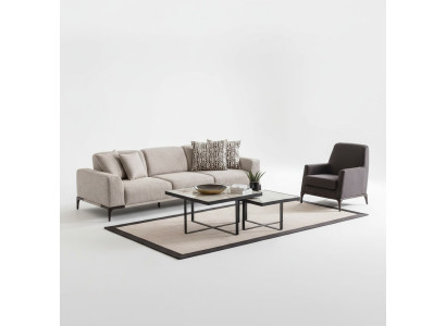 Sofa do salonu 4 miejsce do siedzenia Design Style Meble Nowoczesne sofy Eleganckie