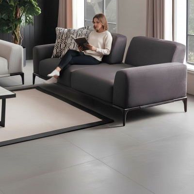 Sofa 3-osobowa Brązowa Sofa Styl Luksusowy Salon Nowoczesny Design Podkładka