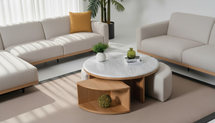Pokój dzienny stolik kawowy Tabela Design Meble Luksusowe Meble Nowoczesne