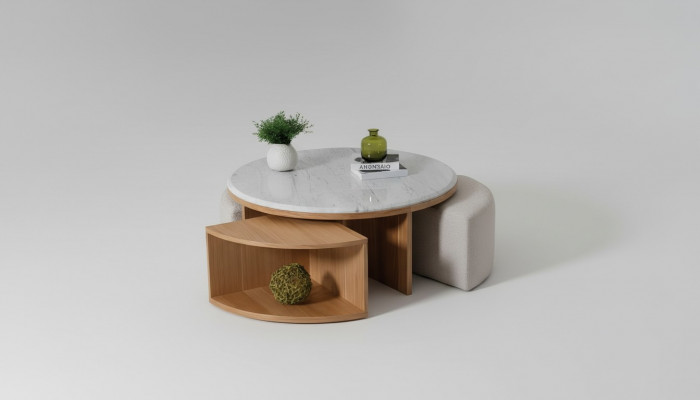 Pokój dzienny stolik kawowy Tabela Design Meble Luksusowe Meble Nowoczesne