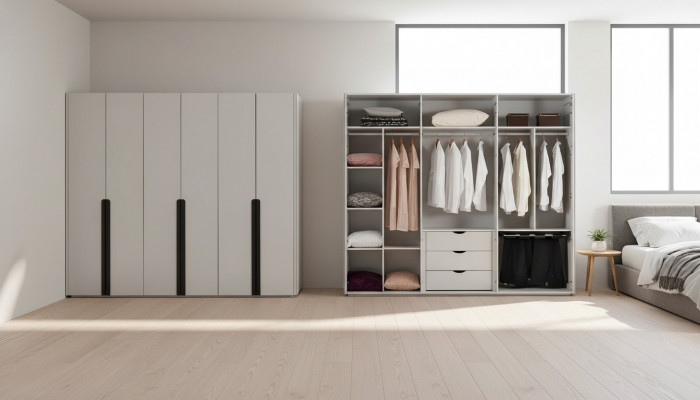 Sypialnia barierka Szafa Drewno luksusowy nowoczesny design nowość
